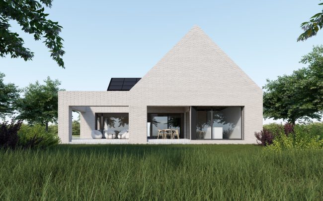 DOM JEDNORODZINNY PROJEKT INDYWIDUALNY - WYSPA SOBIESZEWSKA GDAŃSK