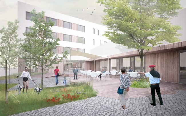 Wizualizacja wejścia Do centrum aktywacji społecznej